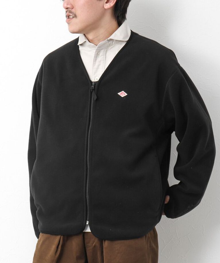 NOLLEY'S goodman「【DANTON/ダントン】ポーラテック フリースジップジャケット 24AW」|ブルゾン・スタジャン|ブラック