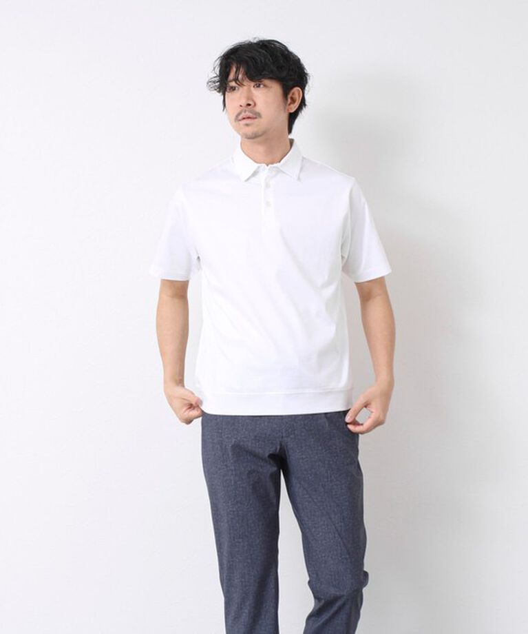 NOLLEY'S goodman「《ビジカジ対応》シルケットスムース ドレスポロ 25SS」|ポロシャツ|