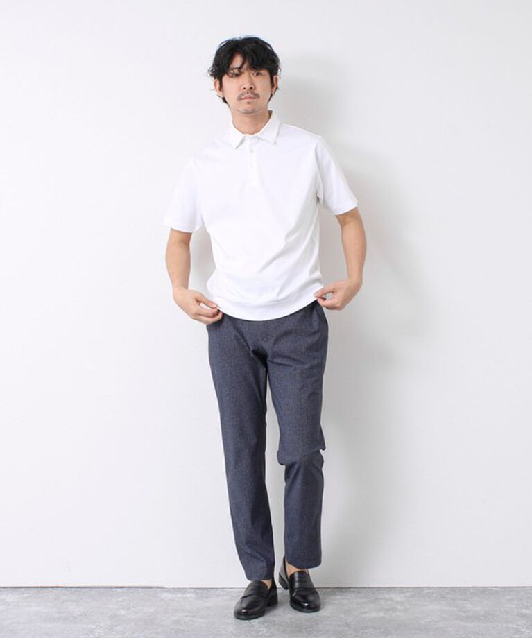 NOLLEY'S goodman「《ビジカジ対応》シルケットスムース ドレスポロ 25SS」|ポロシャツ|