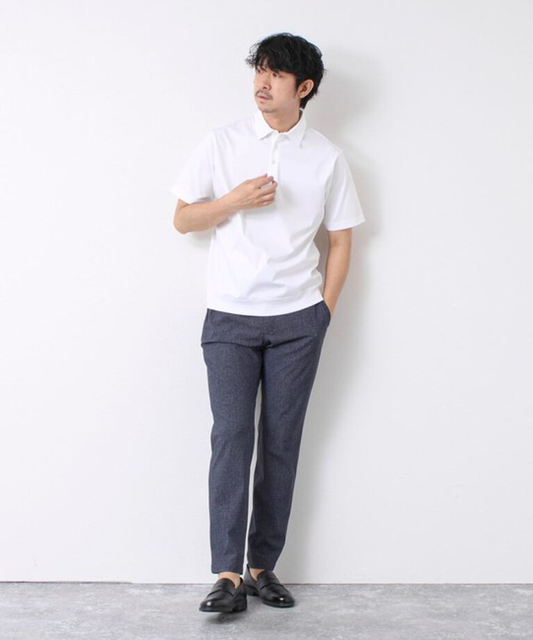 NOLLEY'S goodman「《ビジカジ対応》シルケットスムース ドレスポロ 25SS」|ポロシャツ|