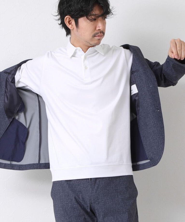 NOLLEY'S goodman「《ビジカジ対応》シルケットスムース ドレスポロ 25SS」|ポロシャツ|