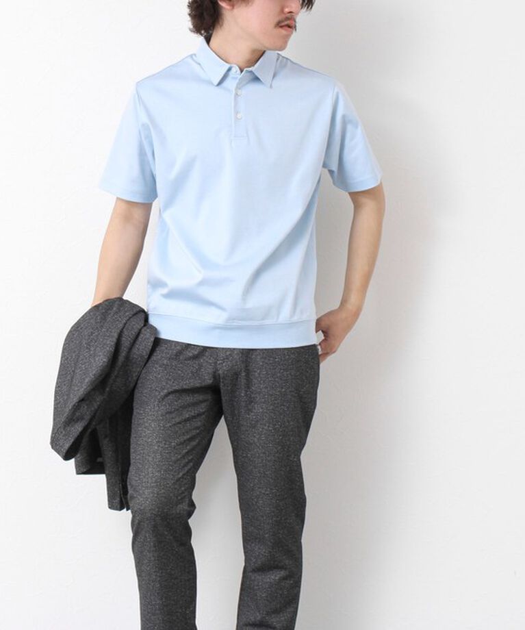 NOLLEY'S goodman「《ビジカジ対応》シルケットスムース ドレスポロ 25SS」|ポロシャツ|