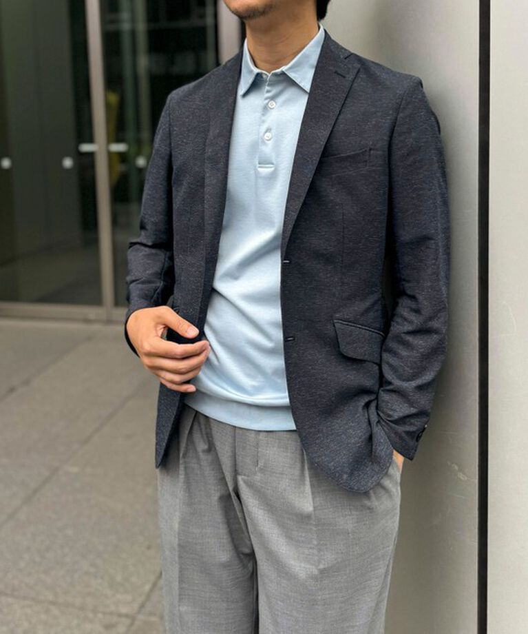 NOLLEY'S goodman「《ビジカジ対応》シルケットスムース ドレスポロ 25SS」|ポロシャツ|