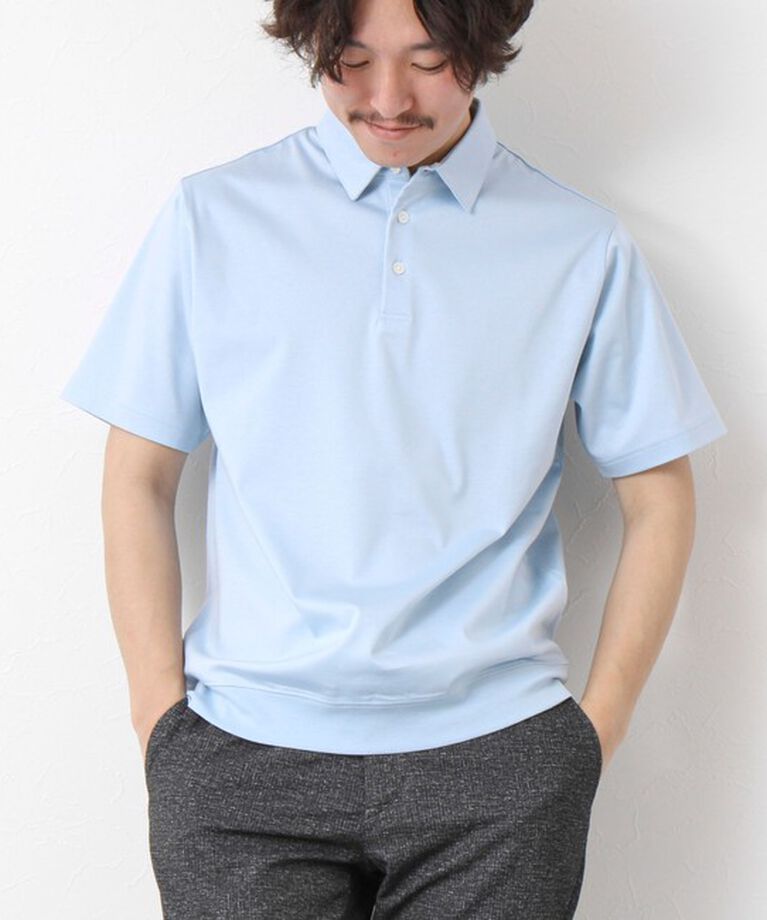 NOLLEY'S goodman「《ビジカジ対応》シルケットスムース ドレスポロ 25SS」|ポロシャツ|
