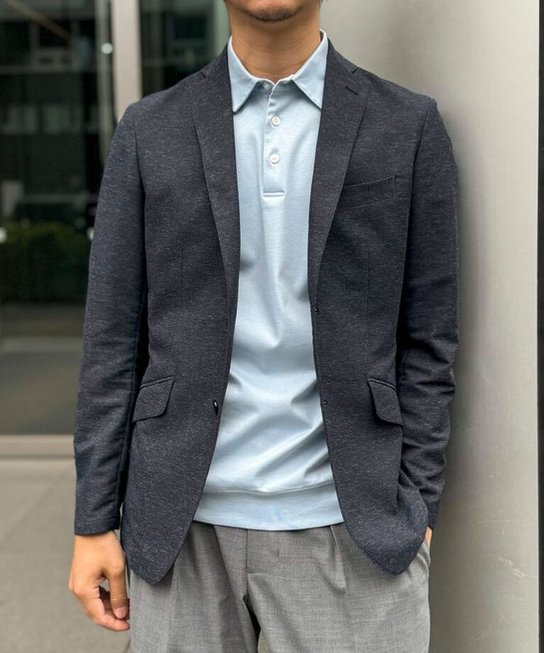 NOLLEY'S goodman「《ビジカジ対応》シルケットスムース ドレスポロ 25SS」|ポロシャツ|