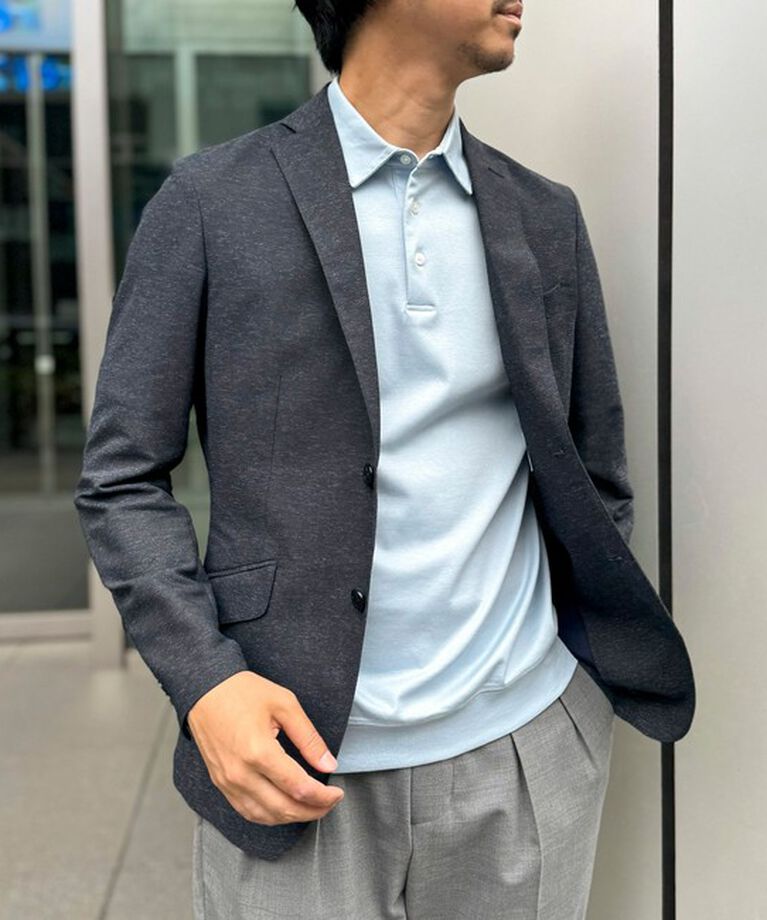 NOLLEY'S goodman「《ビジカジ対応》シルケットスムース ドレスポロ 25SS」|ポロシャツ|