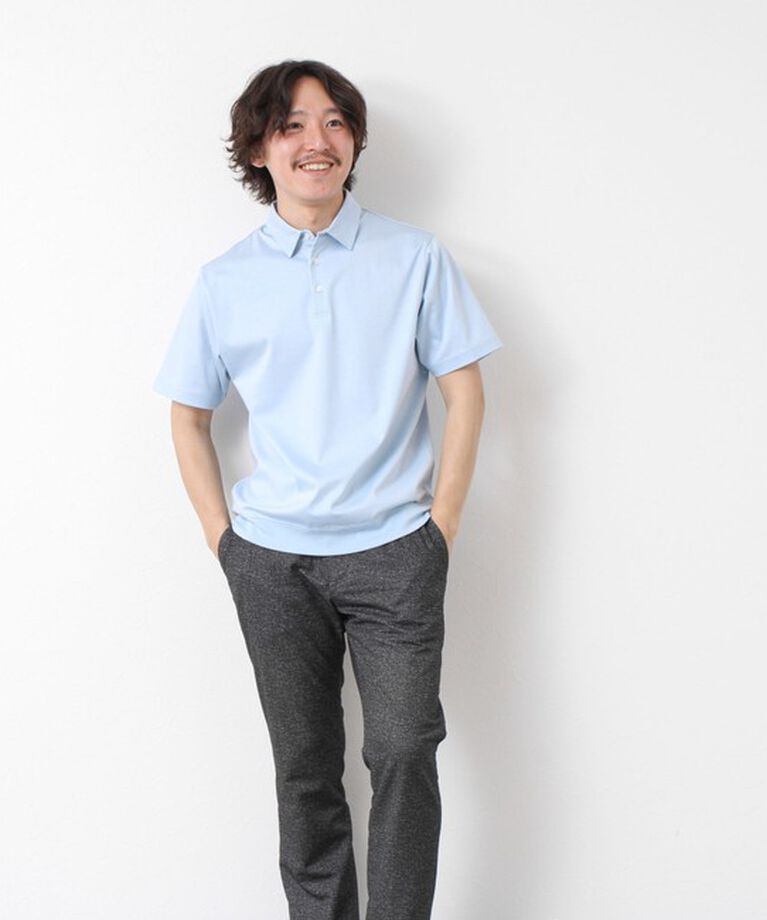 NOLLEY'S goodman「《ビジカジ対応》シルケットスムース ドレスポロ 25SS」|ポロシャツ|