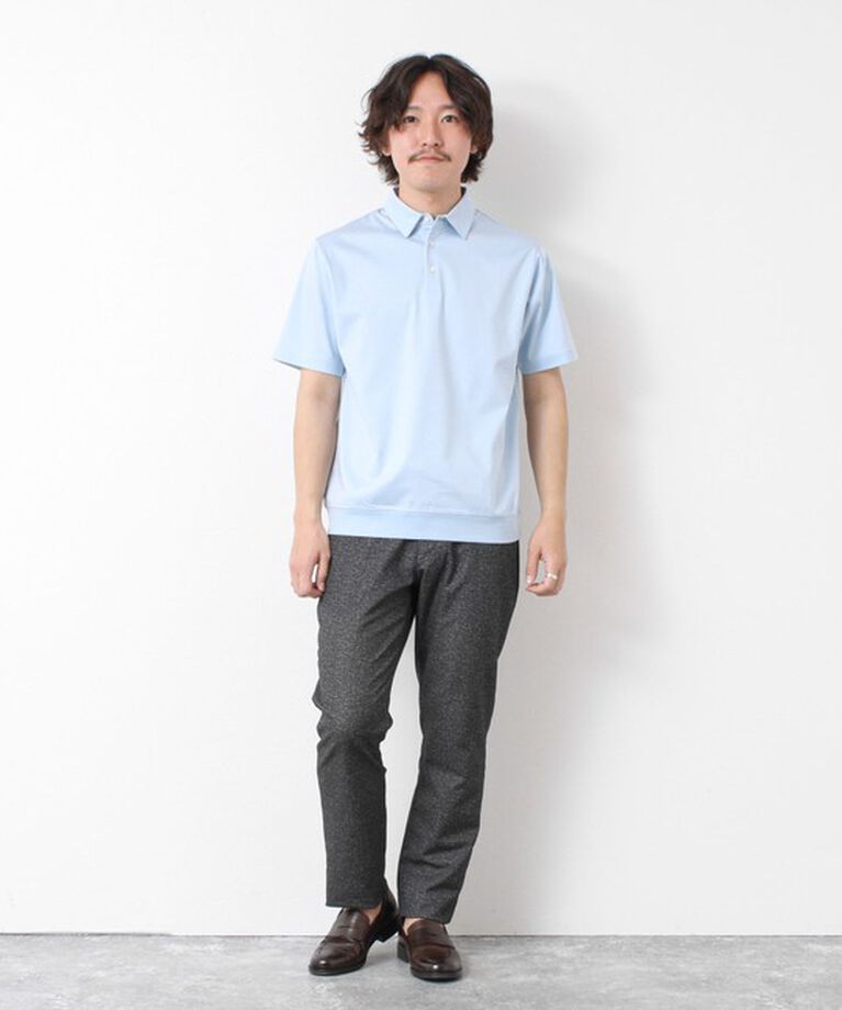 NOLLEY'S goodman「《ビジカジ対応》シルケットスムース ドレスポロ 25SS」|ポロシャツ|
