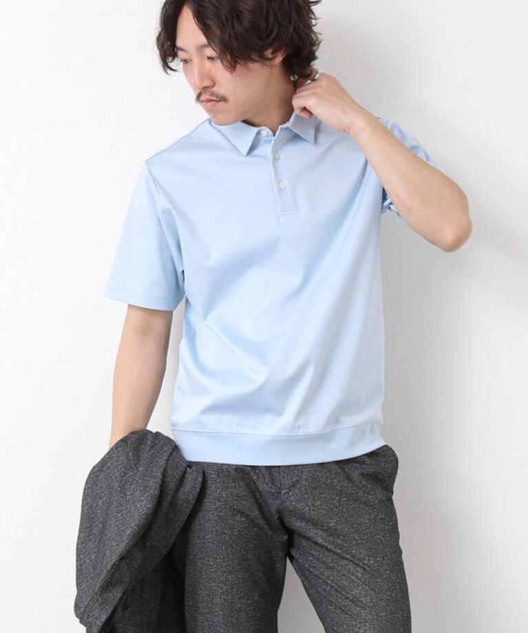 NOLLEY'S goodman「《ビジカジ対応》シルケットスムース ドレスポロ 25SS」|ポロシャツ|