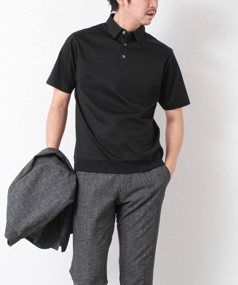 NOLLEY'S goodman「《ビジカジ対応》シルケットスムース ドレスポロ 25SS」|ポロシャツ|