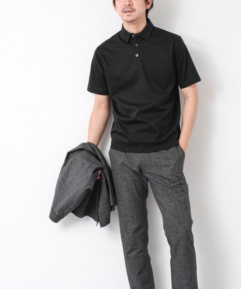 NOLLEY'S goodman「《ビジカジ対応》シルケットスムース ドレスポロ 25SS」|ポロシャツ|