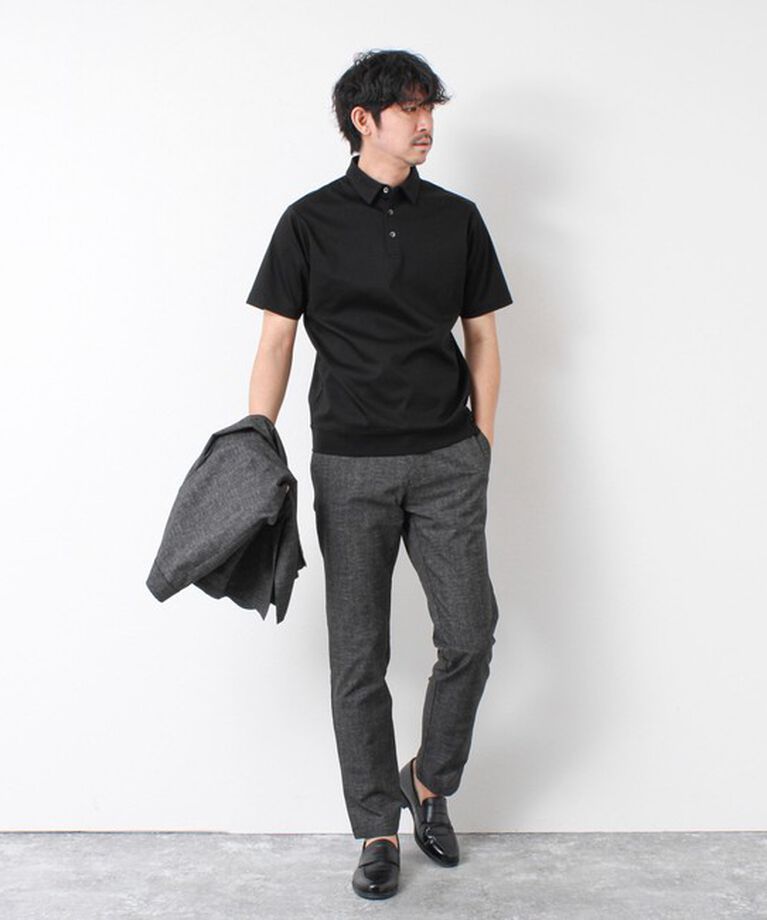 NOLLEY'S goodman「《ビジカジ対応》シルケットスムース ドレスポロ 25SS」|ポロシャツ|