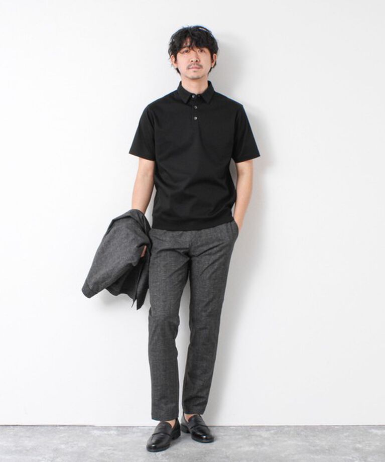 NOLLEY'S goodman「《ビジカジ対応》シルケットスムース ドレスポロ 25SS」|ポロシャツ|