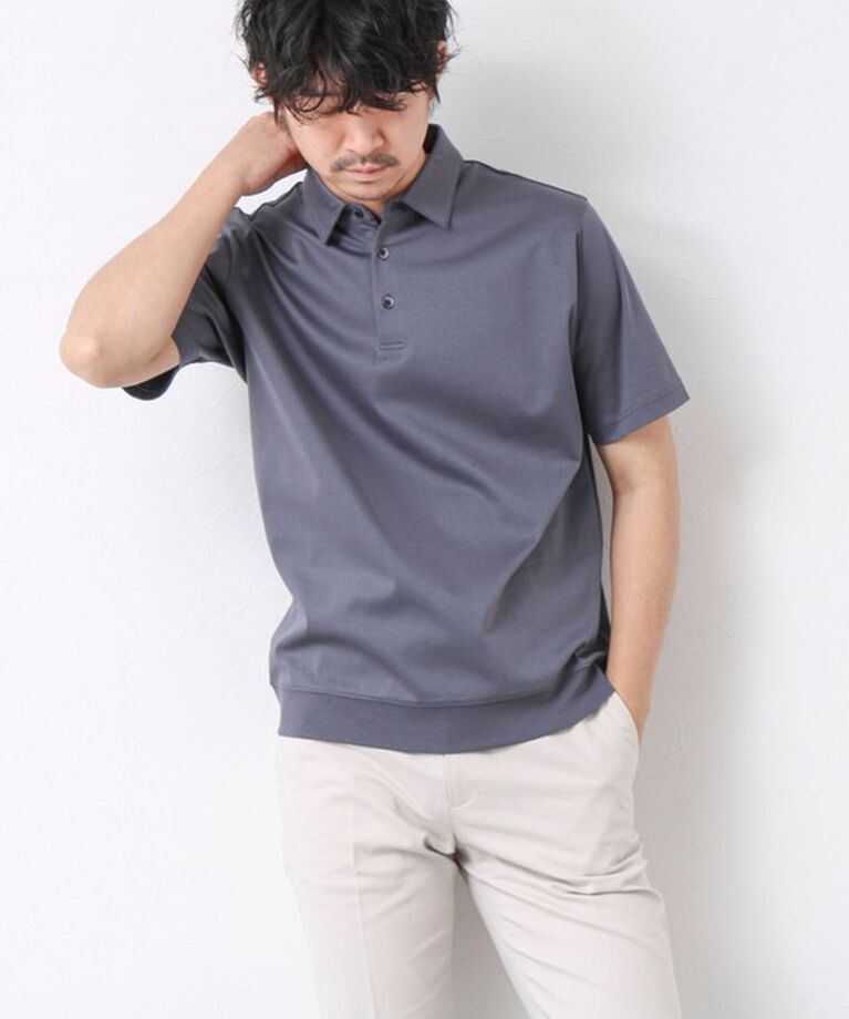 NOLLEY'S goodman「《ビジカジ対応》シルケットスムース ドレスポロ 25SS」|ポロシャツ|