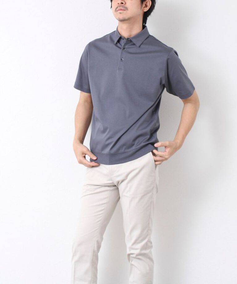 NOLLEY'S goodman「《ビジカジ対応》シルケットスムース ドレスポロ 25SS」|ポロシャツ|