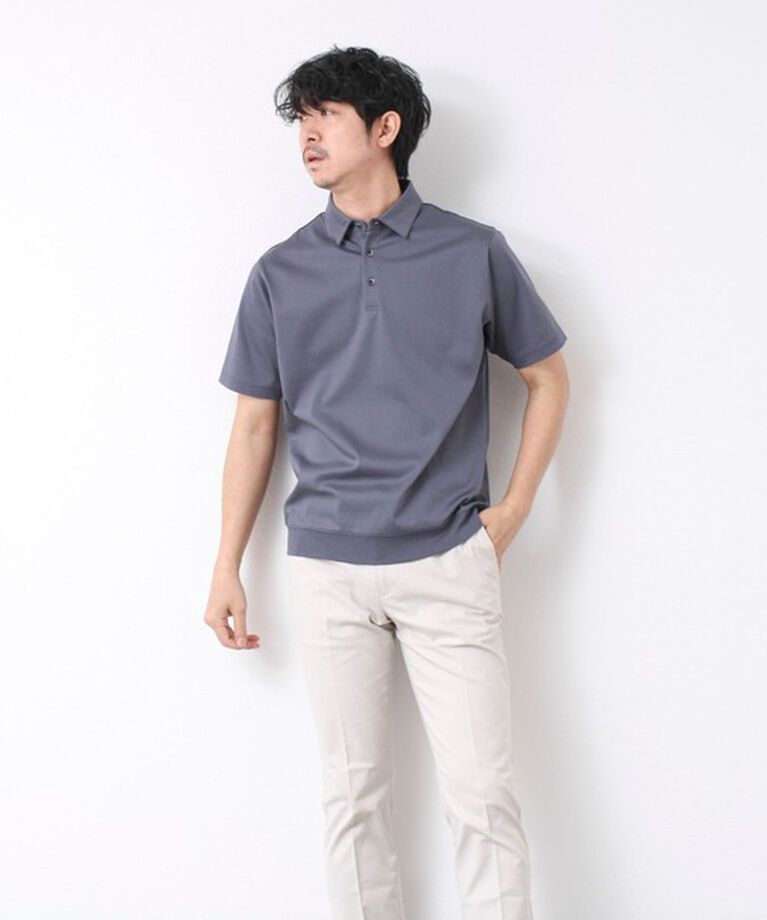 NOLLEY'S goodman「《ビジカジ対応》シルケットスムース ドレスポロ 25SS」|ポロシャツ|