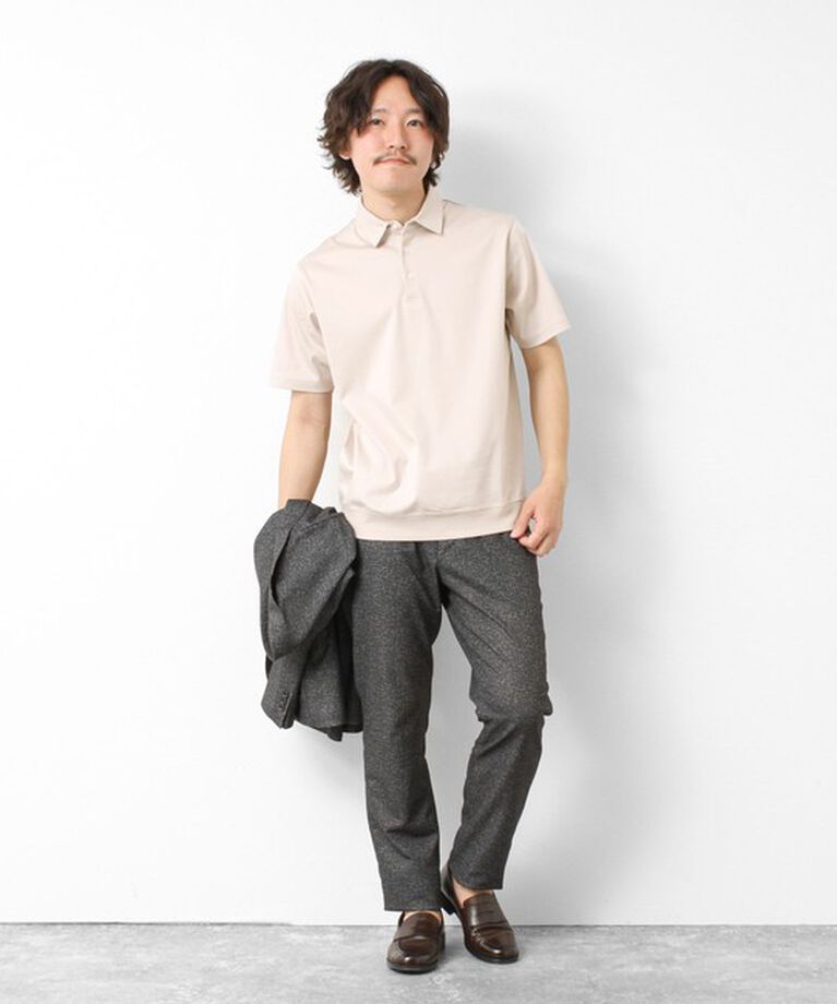 NOLLEY'S goodman「《ビジカジ対応》シルケットスムース ドレスポロ 25SS」|ポロシャツ|