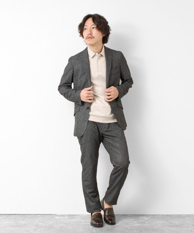 NOLLEY'S goodman「《ビジカジ対応》シルケットスムース ドレスポロ 25SS」|ポロシャツ|