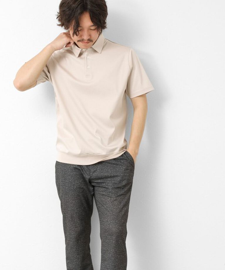 NOLLEY'S goodman「《ビジカジ対応》シルケットスムース ドレスポロ 25SS」|ポロシャツ|