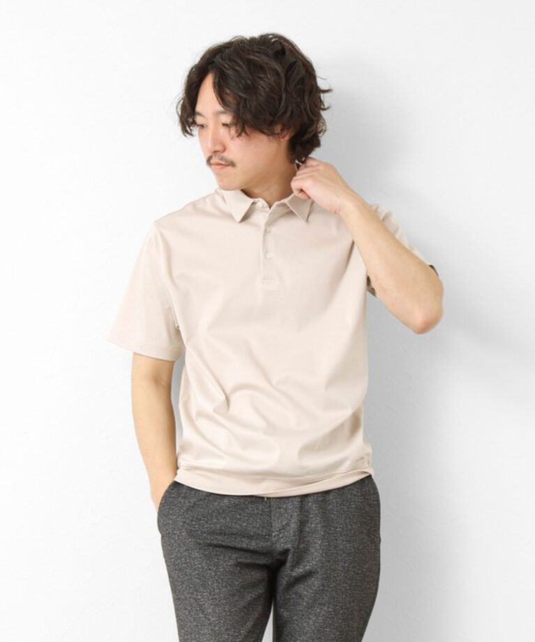 NOLLEY'S goodman「《ビジカジ対応》シルケットスムース ドレスポロ 25SS」|ポロシャツ|