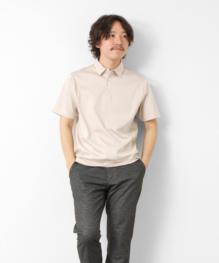 NOLLEY'S goodman「《ビジカジ対応》シルケットスムース ドレスポロ 25SS」|ポロシャツ|