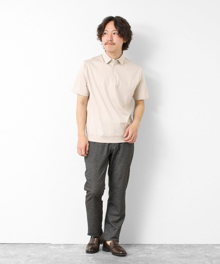 NOLLEY'S goodman「《ビジカジ対応》シルケットスムース ドレスポロ 25SS」|ポロシャツ|