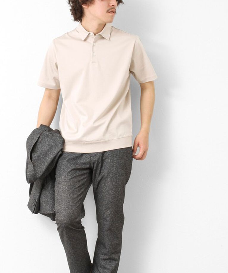 NOLLEY'S goodman「《ビジカジ対応》シルケットスムース ドレスポロ 25SS」|ポロシャツ|