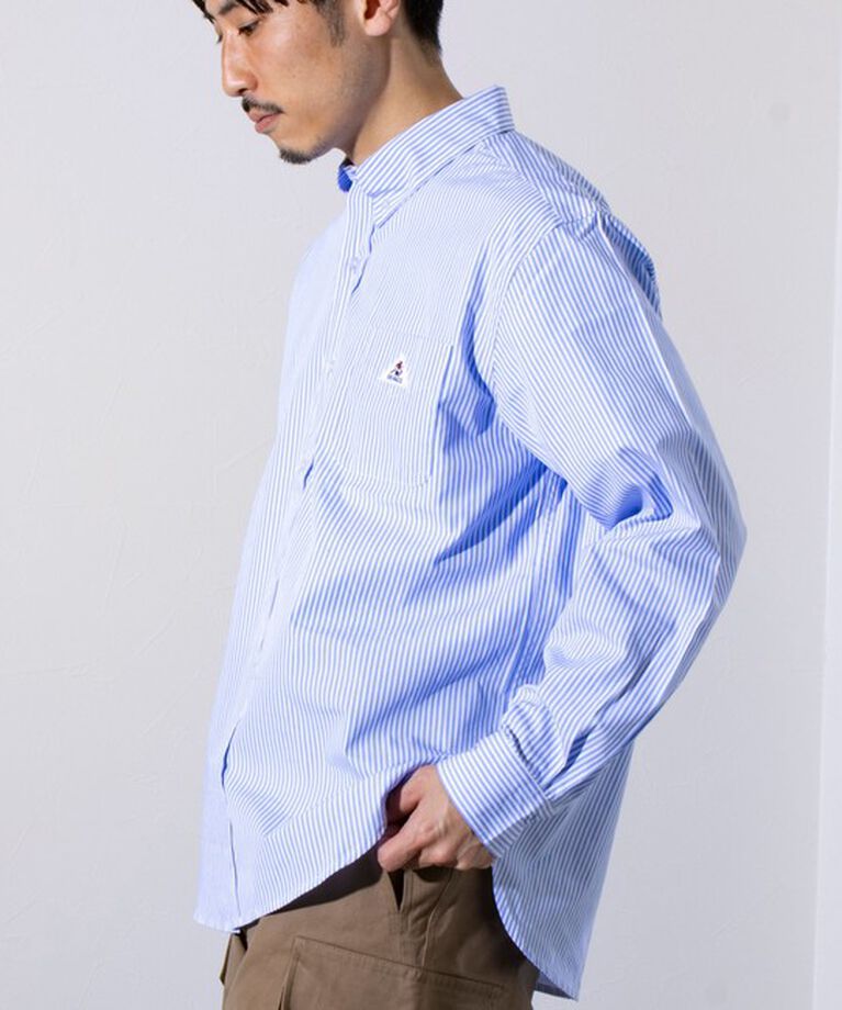GLOSTER「【EXCLUSIVE】【GEVACO/ゲバコ】ベーシックボタンダウンシャツ（無地/ストライプ）」|シャツ・ブラウス|