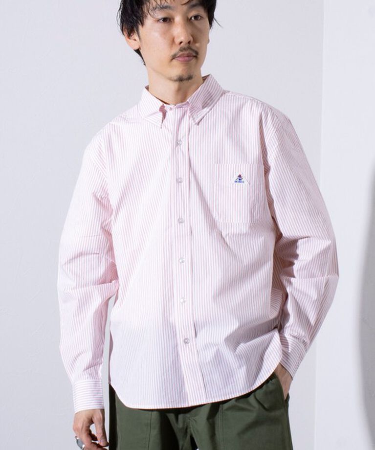 GLOSTER「【EXCLUSIVE】【GEVACO/ゲバコ】ベーシックボタンダウンシャツ（無地/ストライプ）」|シャツ・ブラウス|