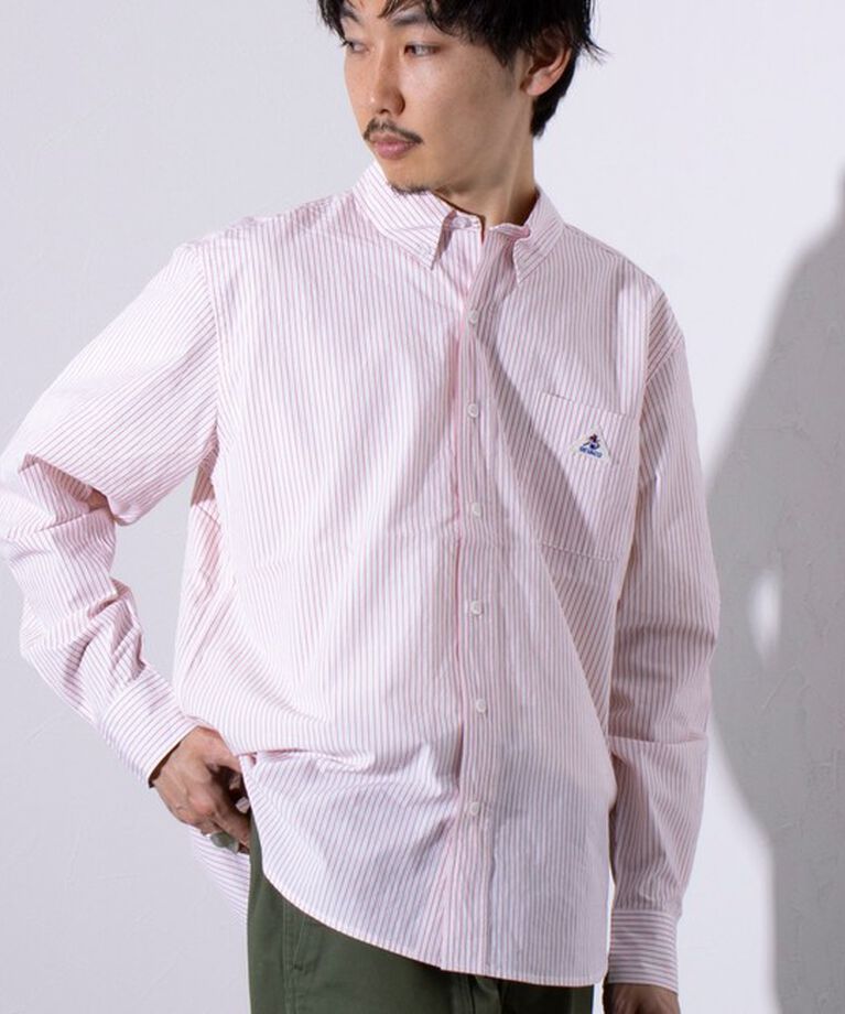 GLOSTER「【EXCLUSIVE】【GEVACO/ゲバコ】ベーシックボタンダウンシャツ（無地/ストライプ）」|シャツ・ブラウス|