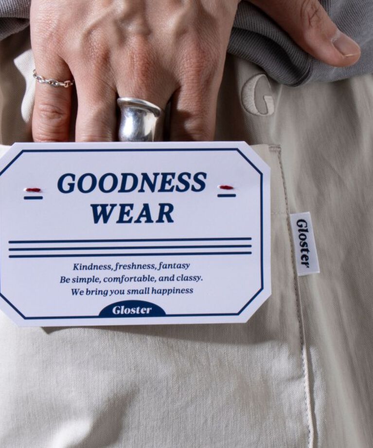 GLOSTER「【GLOSTER/グロスター】GOODNESS イージーパンツ シェフパンツ (無地/チェック)」|チノ|