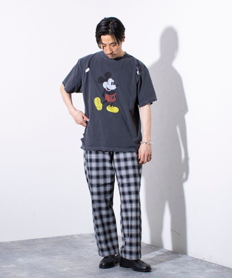 GLOSTER「【GLOSTER/グロスター】GOODNESS イージーパンツ シェフパンツ (無地/チェック)」|チノ|