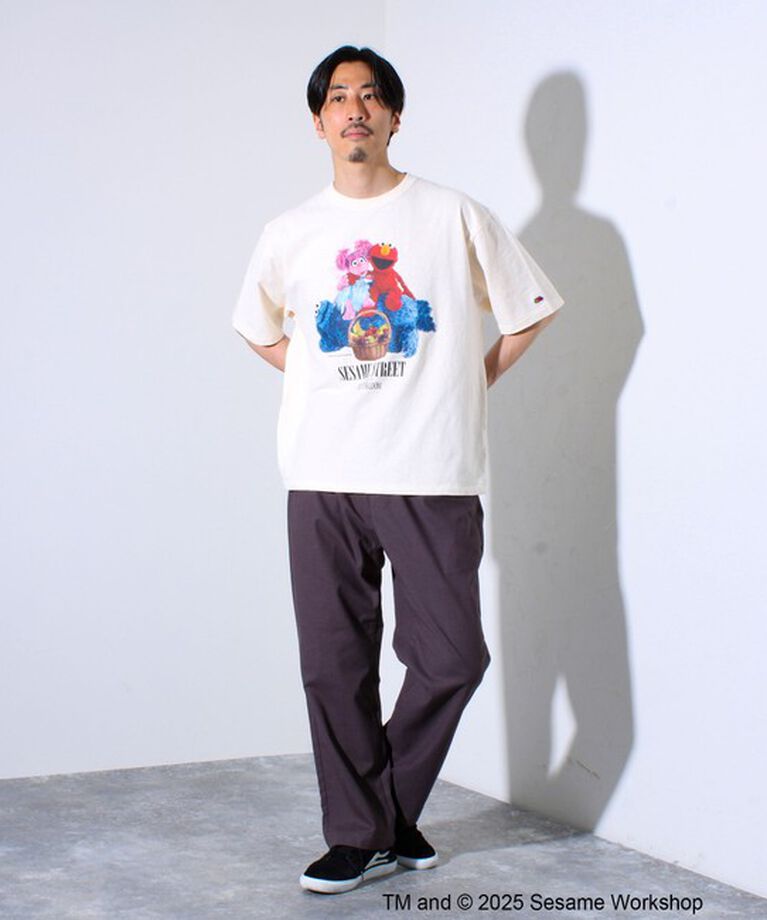 GLOSTER「【SESAME STREET×FOTL】Photo T-Shirt B クルーネックプリントTシャツ」|Tシャツ・カットソー|