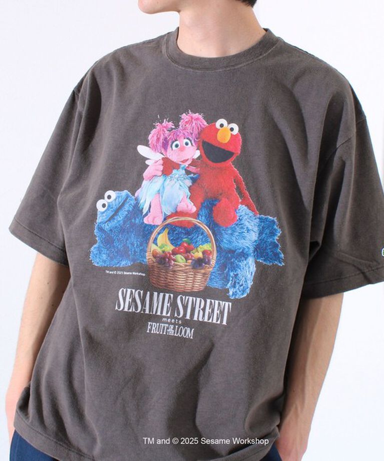 GLOSTER「【SESAME STREET×FOTL】Photo T-Shirt B クルーネックプリントTシャツ」|Tシャツ・カットソー|