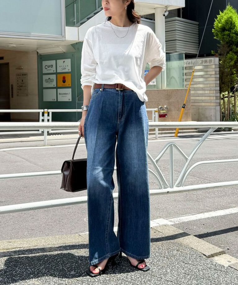 fredy emue「クロップドシアーロンTシャツ」|Tシャツ・カットソー|