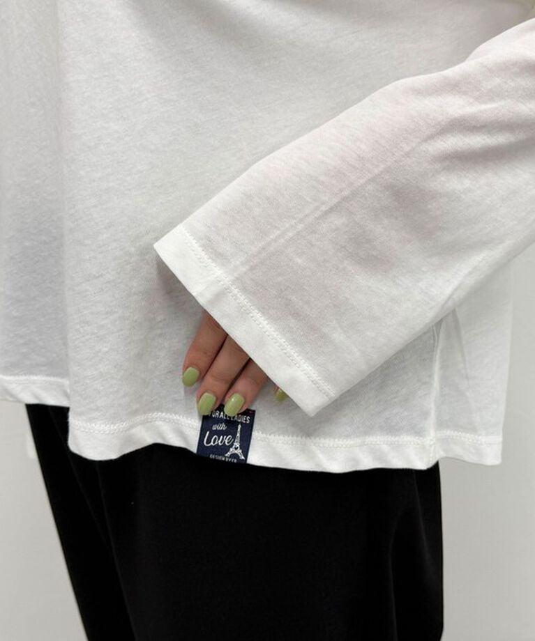 fredy emue「クロップドシアーロンTシャツ」|Tシャツ・カットソー|