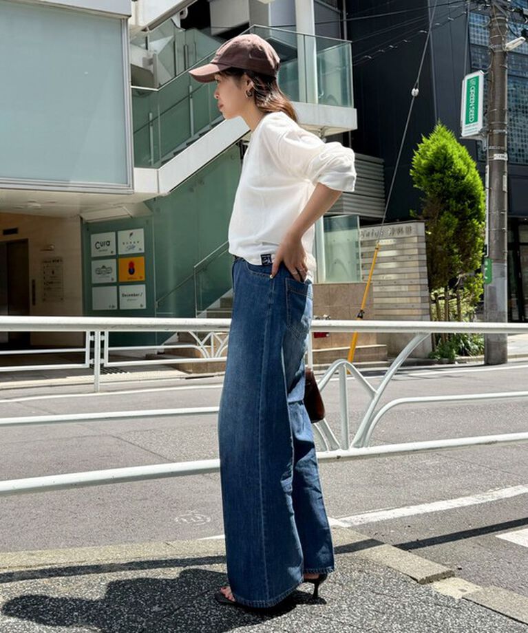 fredy emue「クロップドシアーロンTシャツ」|Tシャツ・カットソー|