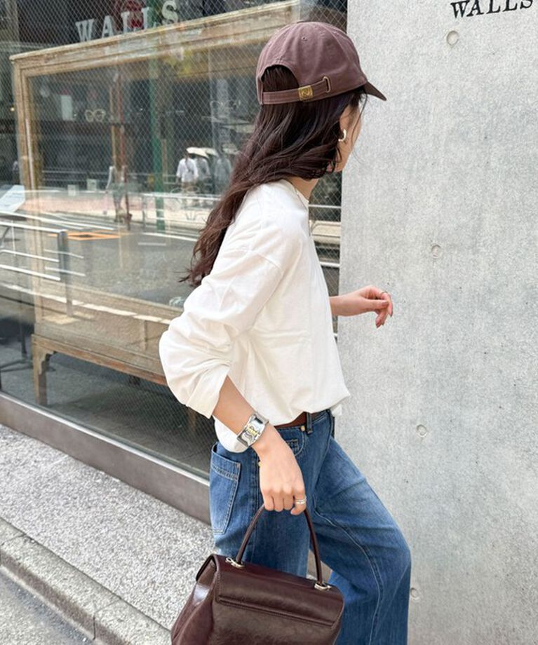 fredy emue「クロップドシアーロンTシャツ」|Tシャツ・カットソー|