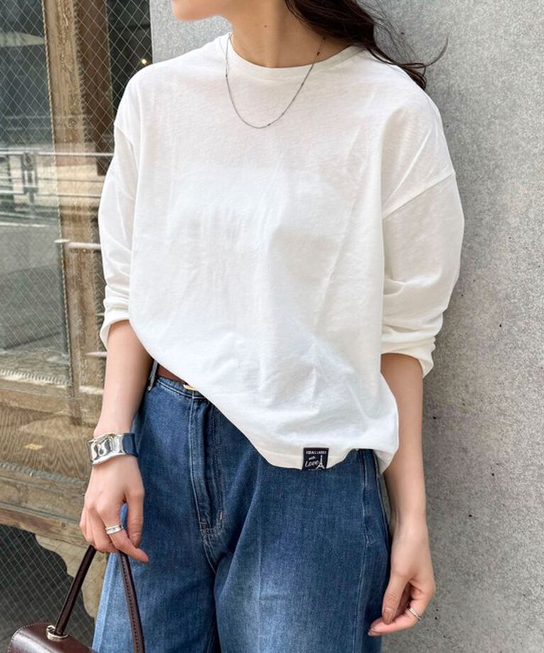 fredy emue「クロップドシアーロンTシャツ」|Tシャツ・カットソー|