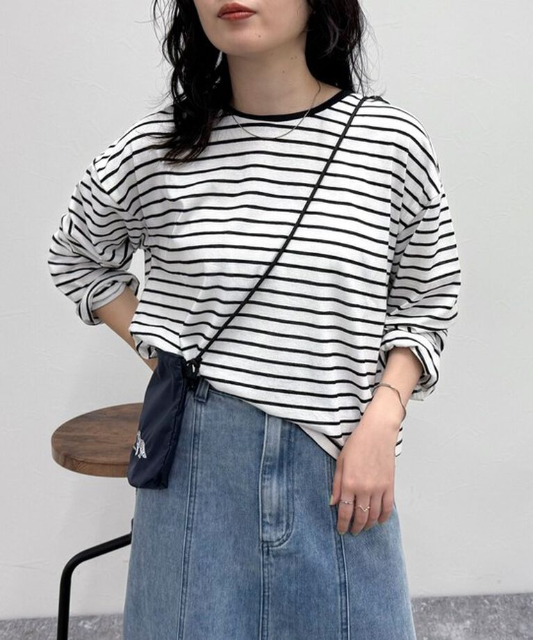 fredy emue「クロップドシアーロンTシャツ」|Tシャツ・カットソー|