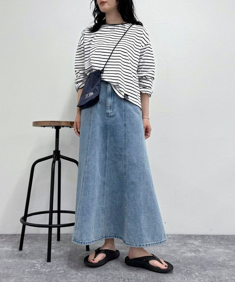fredy emue「クロップドシアーロンTシャツ」|Tシャツ・カットソー|