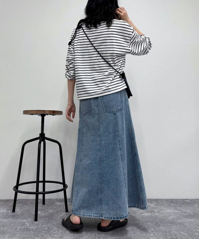 fredy emue「クロップドシアーロンTシャツ」|Tシャツ・カットソー|