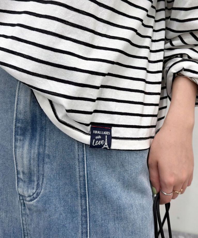 fredy emue「クロップドシアーロンTシャツ」|Tシャツ・カットソー|