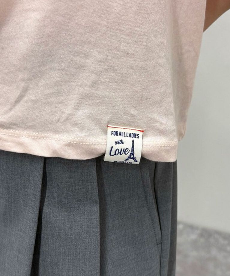 fredy emue「クロップドシアーロンTシャツ」|Tシャツ・カットソー|