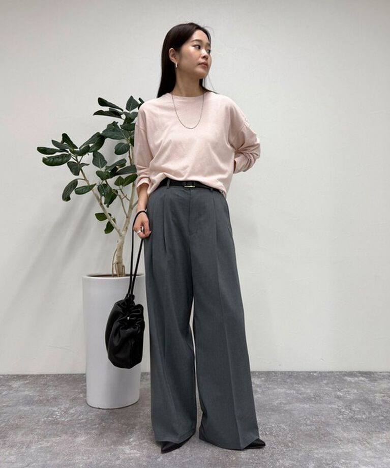 fredy emue「クロップドシアーロンTシャツ」|Tシャツ・カットソー|