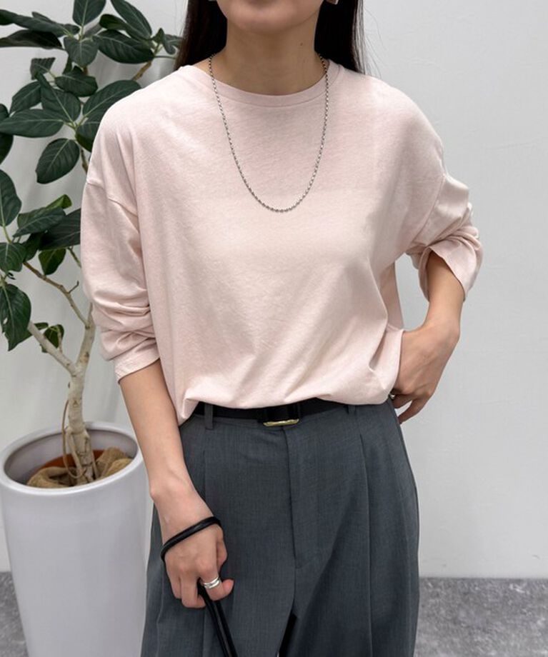 fredy emue「クロップドシアーロンTシャツ」|Tシャツ・カットソー|