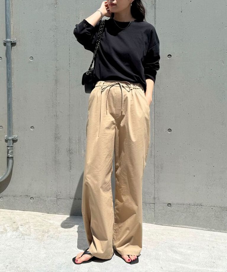 fredy emue「クロップドシアーロンTシャツ」|Tシャツ・カットソー|