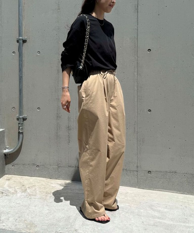 fredy emue「クロップドシアーロンTシャツ」|Tシャツ・カットソー|