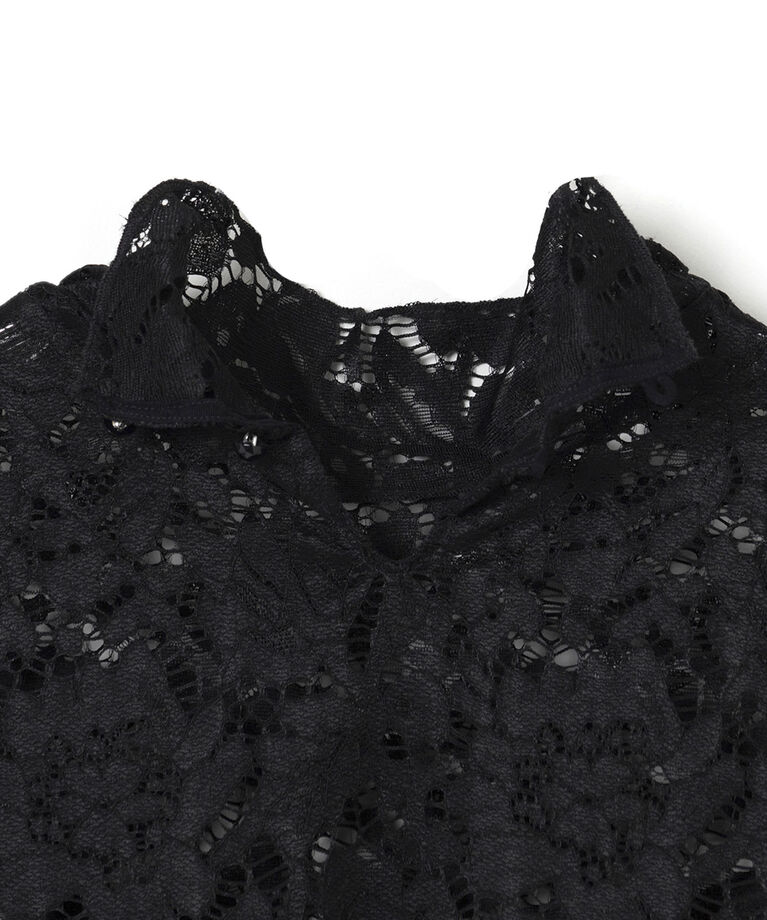ROPE「【アイルミネ/ルミネ店舗限定】レースジャージープルオーバー」|Tシャツ・カットソー|