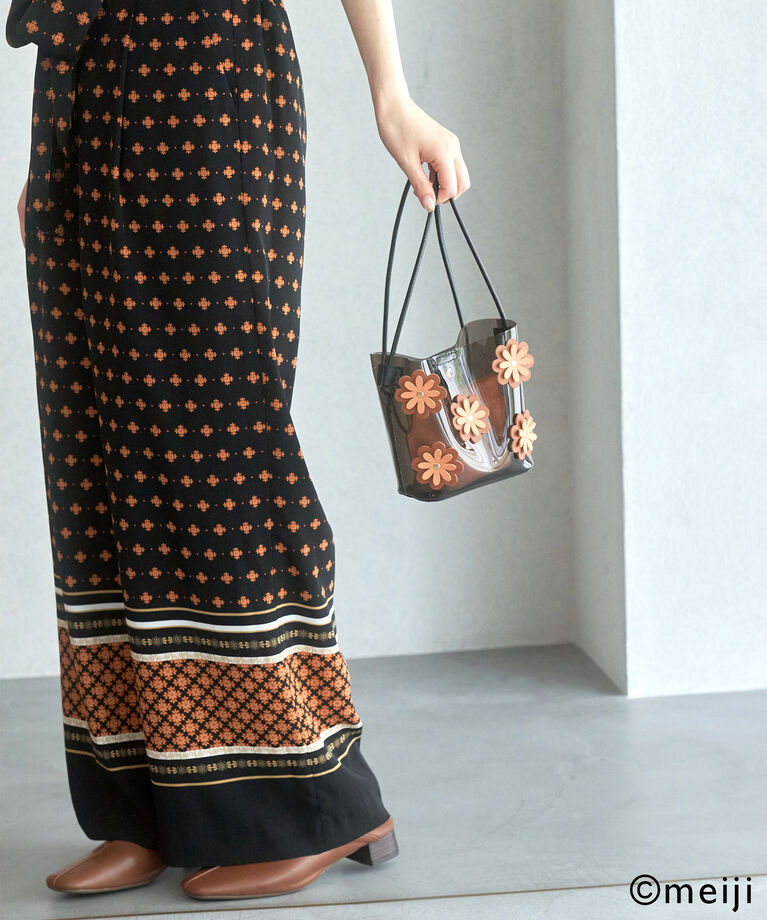 ROPE PICNIC PASSAGE「【CHELSEA×ROPE' PICNIC】ポーチ付きフラワークリアバッグ」|ショルダー・メッセンジャー|
